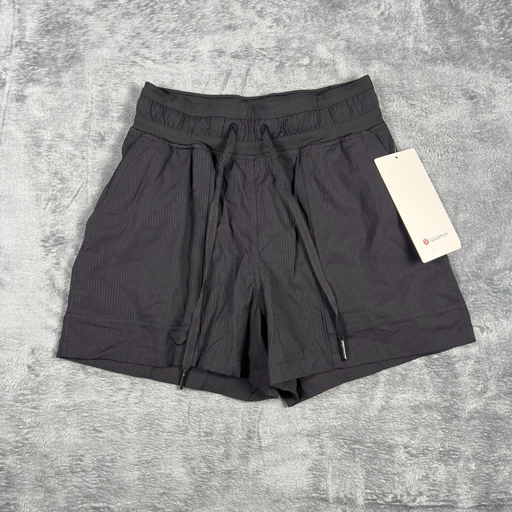 Lululemon Dance Studio High-Rise Shorts 3.5 Womens 0 Black Athletic Workout